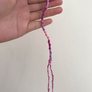 Homemade friendship bracelet